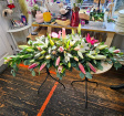 Funeral Flowers | Lily Coffin Spray