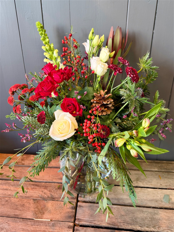 Container arrangements | The Christmas Collection | Christmas Vase