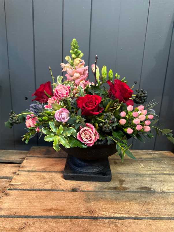 Valentines Day 2025 | Romantic Urn Arrangement