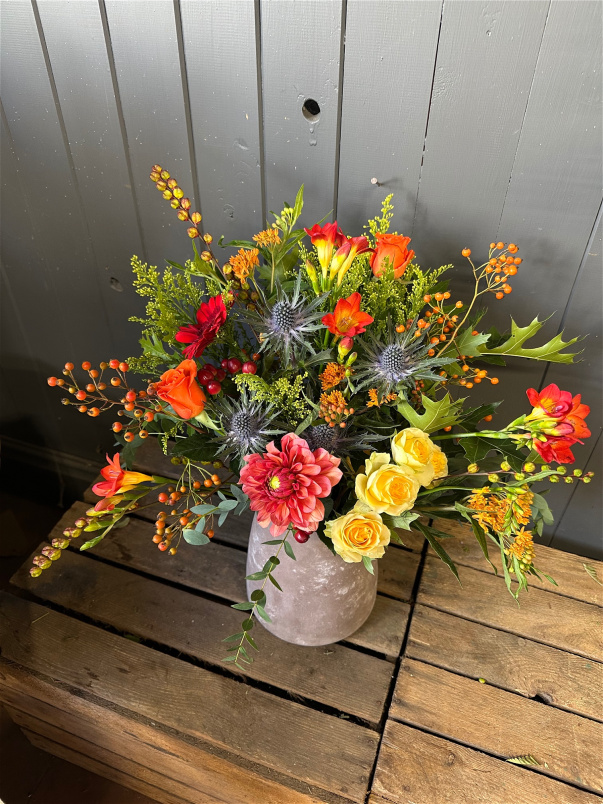 Container arrangements | The Autumn Collection | Autumn Vase