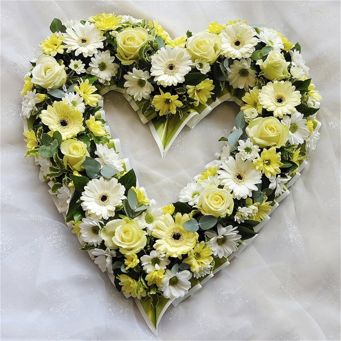 Funeral flowers  | Mother's Day | loose open heart