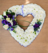 Funerals | padded open heart