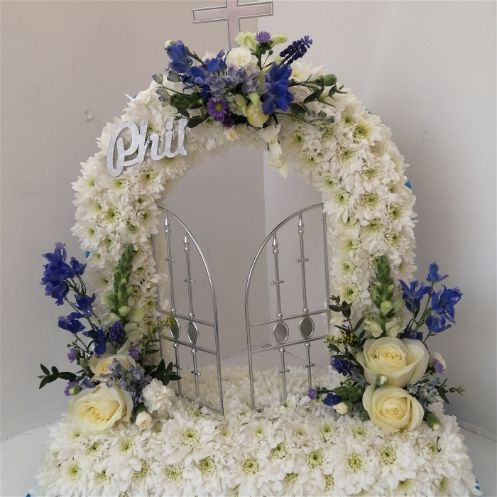 Funeral flowers  | Gates of heaven