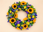Funerals | traditional loose wreath