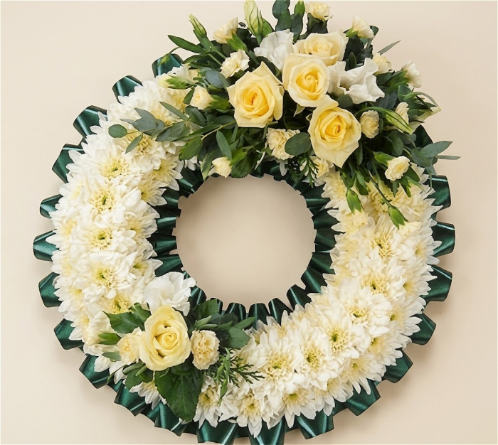 Funerals | padded wreath