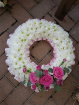 Funeral flowers  | padded wreath