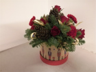 Christmas flowers | Nutcracker hat box