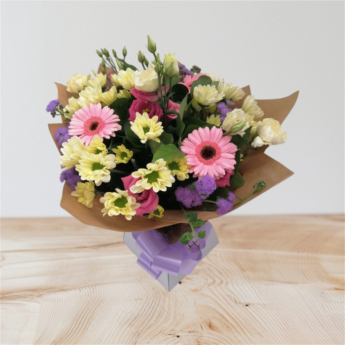 Bouquets | Mother's Day | aqua handtie bouquet