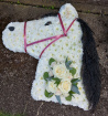 Funeral tributes | Horses head