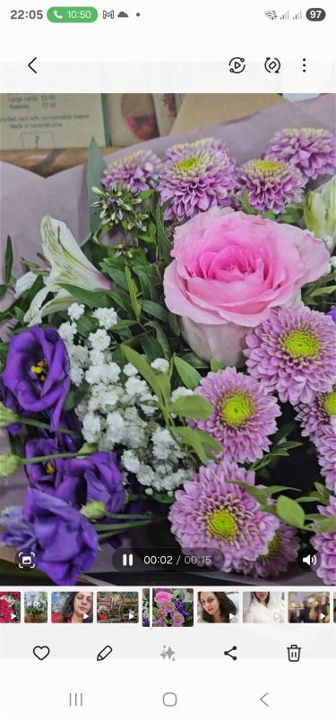 Bouquets | Pink & purple Bouque
