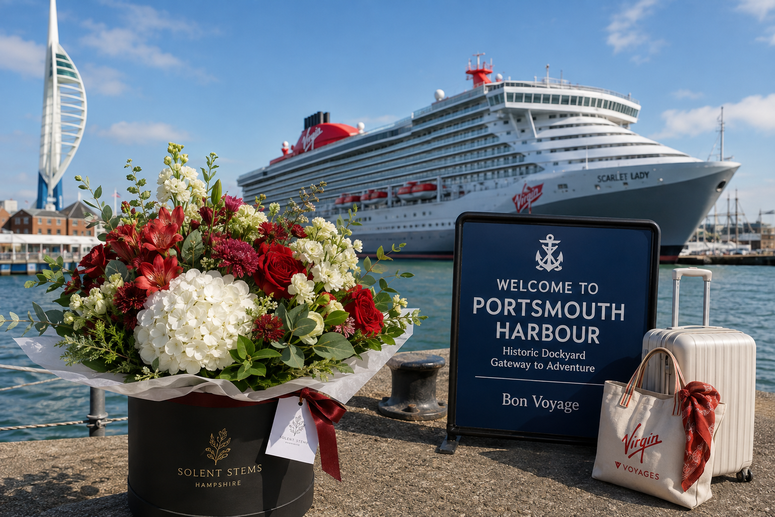 Solent Stems | Gosport | Cruise Ship Flowers Portsmouth | Cruise Florist | Solent Stems