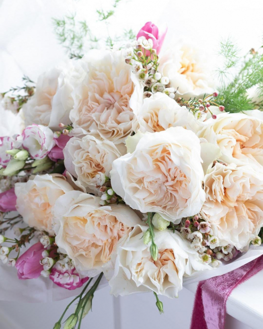 Solent Stems | Gosport | David Austin Garden wedding roses