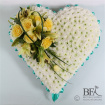 Funeral & Sympathy Tributes | Funeral Tribute Heart - Based