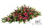 Funeral & Sympathy Tributes | Funeral Tribute - Lily Casket Spray