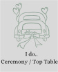I do - Wedding Flowers | Weddings | I do - Top table arrangement