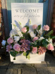 Weddings | Welcome Sign Flower Box - Wedding & Event HIRE