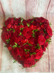 Funeral & Sympathy Tributes | Sympathy Red Rose & Carnation Heart