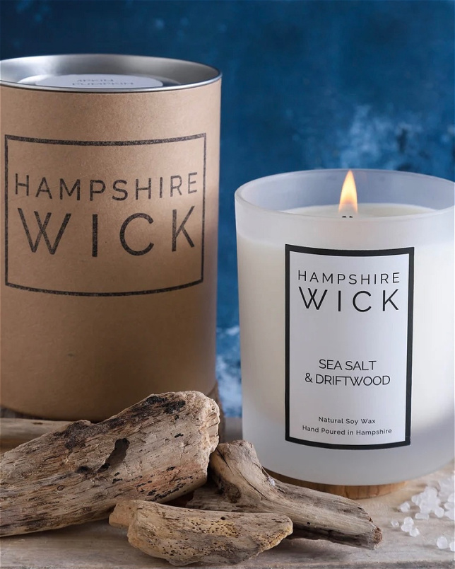 Candles | Gifts | Mother's Day | Upsell gifts | Luxury Candle Jar - Sea Salt & Driftwood