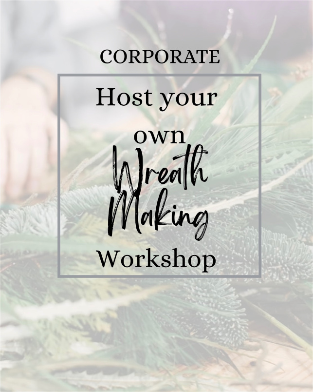 Workshops | Corporate - Host your own - Christmas Door Wreath Workshop