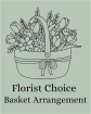 Same Day | SAME DAY FLORIST CHOICE  Basket arrangement