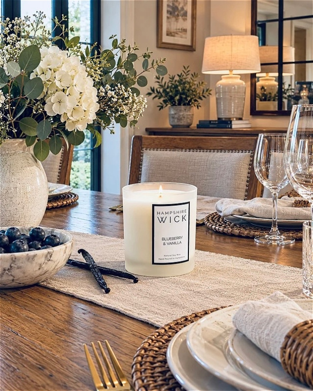 Candles | Gifts | Mother's Day | Signature Stems | Upsell gifts | Luxury Candle Jar - Blueberry & Vanilla