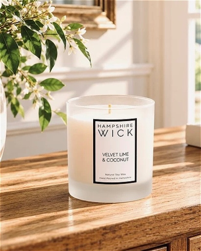 Candles | Gifts | Mother's Day | Signature Stems | Upsell gifts | Luxury Candle Jar - Velvet Lime & Coconut