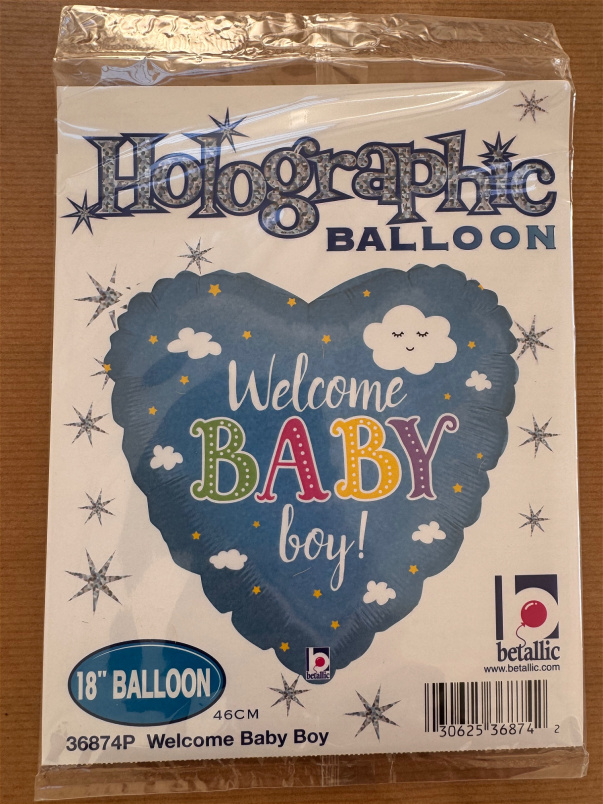 Balloons | Gifts | Upsell gifts | New Baby Boy  - Balloon