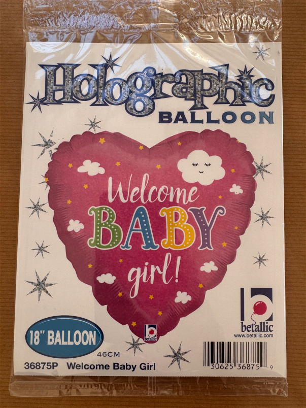 Balloons | Gifts | Upsell gifts | New Baby Girl - Balloon