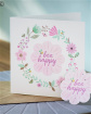 Greetings Cards | Upsell gifts | Bee Happy Greetings Card with Seeded Paper