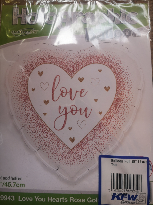balloons and birtbday bits and bobs | I love you