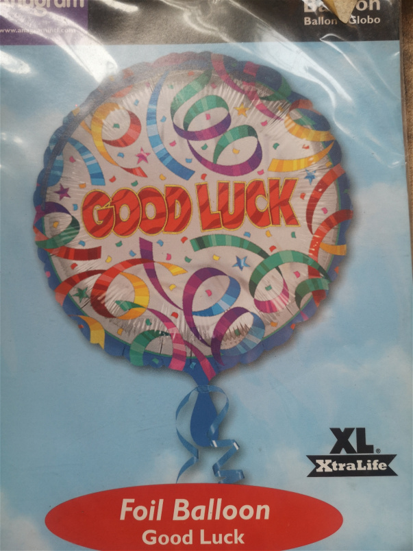 balloons and birtbday bits and bobs | Good luck balloon