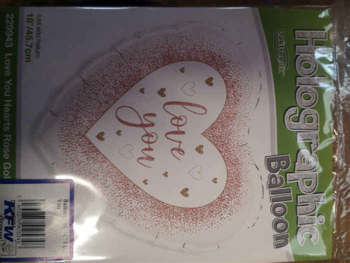 balloons and birtbday bits and bobs | Love you balloon
