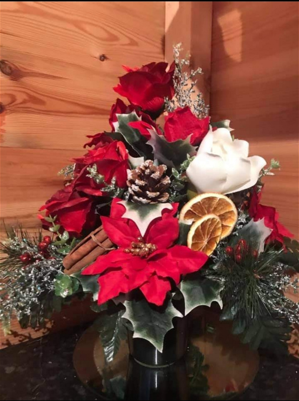 Christmas | Xmas grave insert pot
