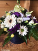 Hatbox  | Purple and white splash