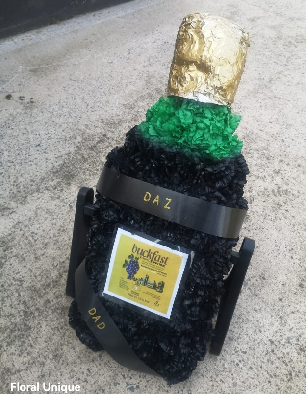 Novelty funeral tributes | Bottle of drink