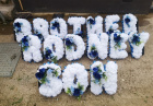 Artifical tribute letters | Artificial tribute letters