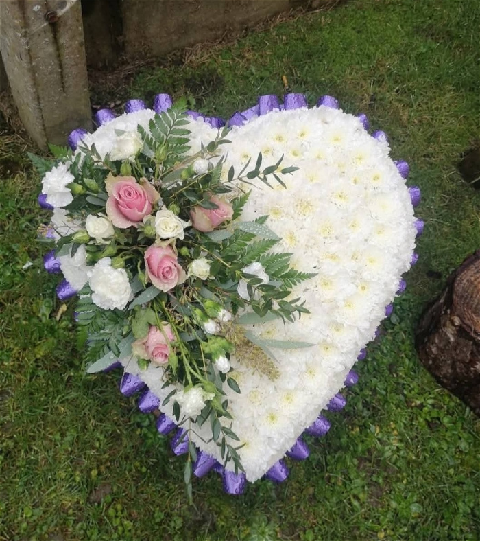 Funeral tribute hearts | Soft heart