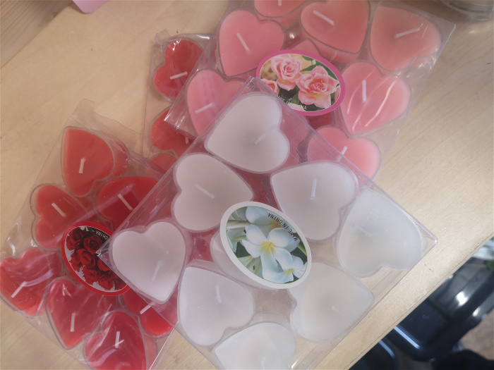 Candles | Ready for collection today | Muni hearts