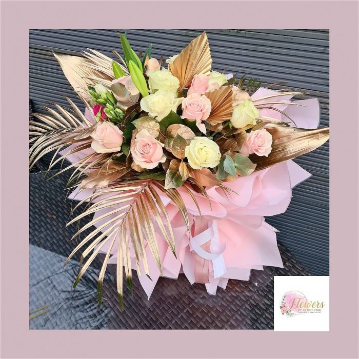 Anniversary Flowers  | Apology Flowers | Birthday Flowers  | Bouquets | Congratulations Flowers | Friendship Flowers | Get Well Flowers | Good Luck Flowers | New Baby Flowers  | New Home | New Year Flowers | Retirement Flowers | Romantic Flowers | Shop Our New Arrivals | Surprise | Thank You | Wedding Flowers | Pink And White Dozen with lillys