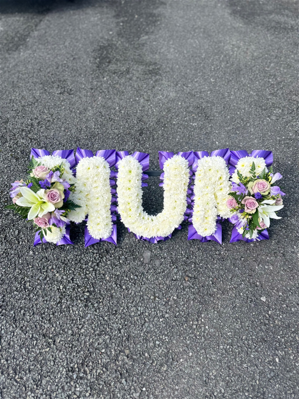 All Funeral Flowers | Letter Tributes | MUM Funeral Letters