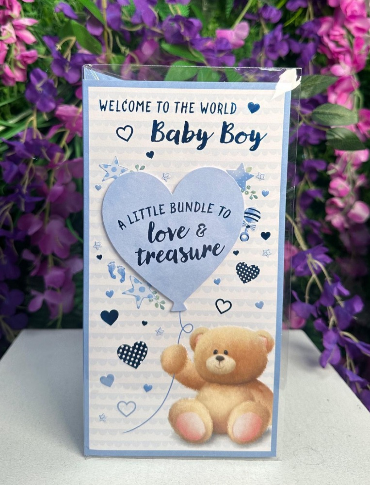 Greeting Card Welcome To The World Baby Boy Wishes Welcome To The