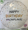 Balloon's  | Upsell gifts | Happy birthday snowflake