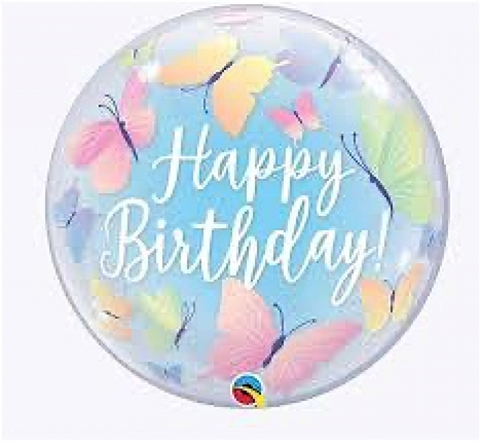Balloon's  | Upsell gifts | Happy birthday bubble butterflies