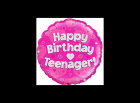 Balloon's  | Upsell gifts | Happy birthday teenager pink