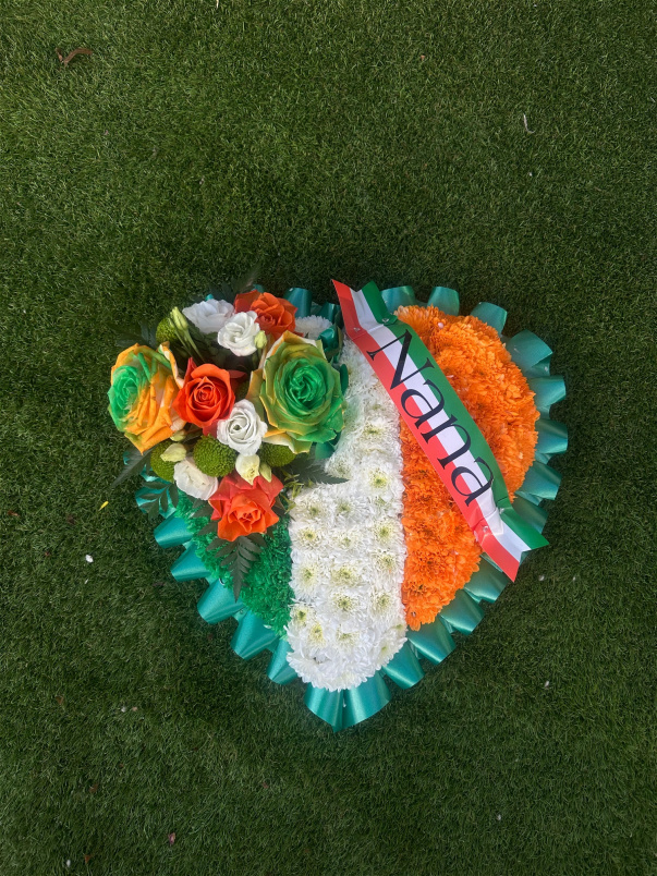 Funeral & Sympathy  | Hearts And Cushions | Irish heart