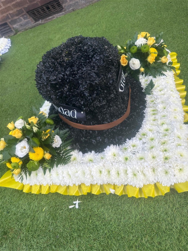 Funeral & Sympathy  | Trilby Hat Funeral Tribute