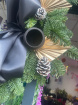 Christmas 2024 | Special Offers | Black and gold fresh and Dried Christmas wreath