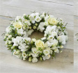 Funeral & Sympathy  | Wreaths | Opulent White Wreath