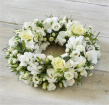 Funeral & Sympathy  | Wreaths | Opulent White Wreath