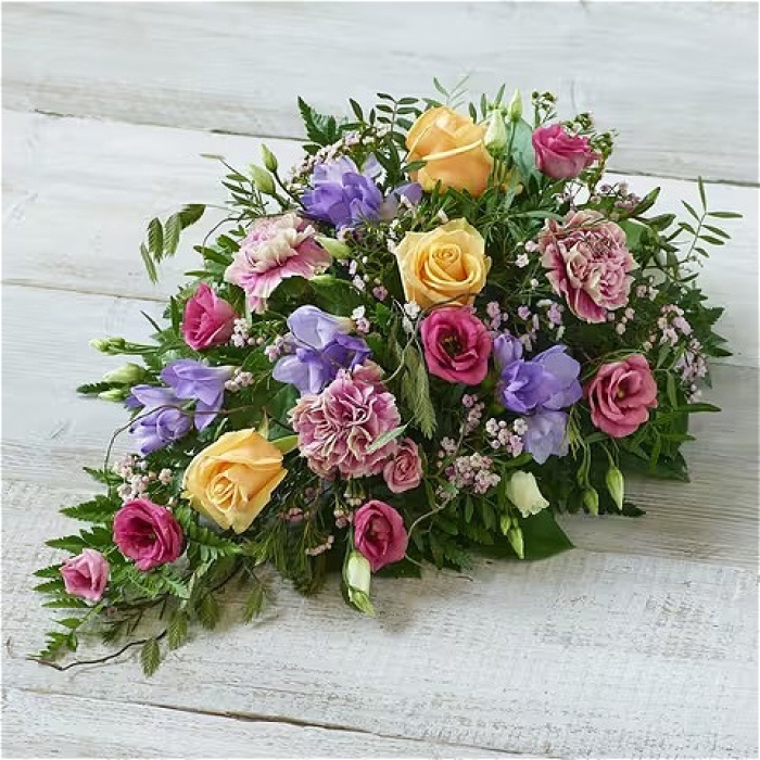 All Funeral Flowers | Funeral & Sympathy  | Sprays And Sheaves | Scented Pastel Spray